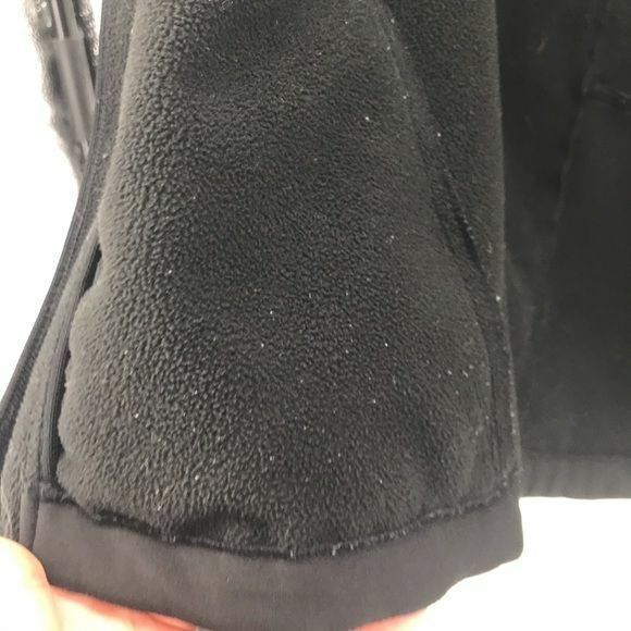 Black Diamond Jacket Womens Small Black Soft Shell Fleece Lined Stretch Full Zip - Picture 4 of 6